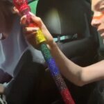 Cara Delevingne Instagram - In honor of tomorrow’s festivities, here’s a throwback to what it’s *really* like behind-the-scenes on the way to the MET: glamorously putting my rainbow scepter accessory back together, in the back of a car, with a hot glue gun borrowed from a stranger on the street. The Metropolitan Museum of Art, New York