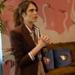Cara Delevingne Instagram - Who have I become?? Loving lattice, Gucci wallpaper and a ball pit in my house!! Hahaha only in LA.... Watch the full video for the rest of the tour and lots of surprises @archdigest Photographer: @laurejoliet Design: @nicologbini Styling: @amykchin Fashion: @robzangardi and @marielhaenn Writer: @mayer.rus Glam: @mararosak @kdeenihan @thuybnguyen