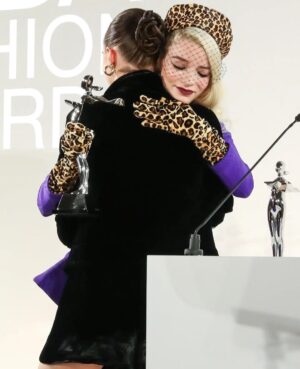 Cara Delevingne Instagram - When Tallulah from Bugsy Malone said: 
“I don’t remember names but I remember faces” She spoke for the entire film, theatre and 
fashion industries. 

Each a world where the face comes first. 

Also after this year and so many masks, we need faces more than ever. 

Sitting for a close up is an intimidating thing. 

Think of how many people you let this close to your face. This is the kind of proximity to a face that only moisturiser, lovers, pets or estheticians get. These brave few, sit where they cannot hide and they let us hover there and watch every movement. 

Tonight I feel most privileged to talk about a face this year that captivated the world not only by her unique beauty but by her ability to tell a story with every eyebrow, blink, twitch, smile, and most importantly a serene yet deadly stillness. After the extraordinary performance she gave this year, she is a not only a face to remember, but the name even Tallulah would never forget. 

I am so lucky to know the woman behind the face and her beauty radiates as brightly when your eyes are closed. I am proud to present the CFDA’s first-ever Face of the Year Award to the face that launched a thousand shipments of chess sets, Anya Taylor-Joy. @anyataylorjoy @cfda #cfdaawards @bfa