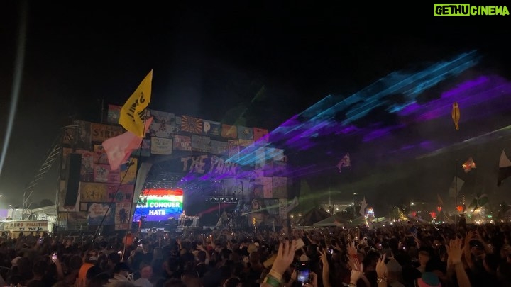 Cara Delevingne Instagram - I have been going to Glastonbury since I was 15 but this year was my first sober one and it was by far my favorite. Filled with tears, full belly laughs, long awaited reunions and so much love. Till next time… ❤️ 1. Lewis Capaldi 2. Guns N’ Roses 3. Fat boy slim 4. Cat Stevens 5. Blondie 6,7,8,9,10. ELTON JOHN Glastonbury Festival
