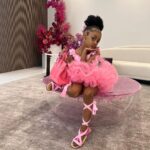 Cardi B Instagram - My baby is five🥹….Happy birthday to my pretty princess.It’s beautiful seeing my girl grow yet makes me a lil sad that my baby is not my little baby no more.💖🎀🍰🎂5️⃣..light lil turn up today till the weekend🎉🥳🎈