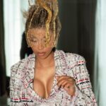 Cardi B Instagram – Custom couture @thombrowne ….I’m a very blessed girl💙❤️🤍I’m thankful everyday that my work and  my lord have me living my dreams