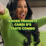 Cardi B Instagram – Im giving you all the right ingredients…..yall just have to chef it up @knorr #KnorrPartner
