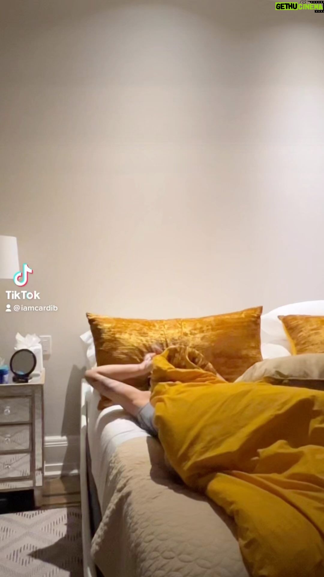Cardi B Instagram - Let me see if I get the hang of this TikTok thing lol…..This is a regular No work day for me ……let me know if y’all want more of these….SMOOCHIES😘😘