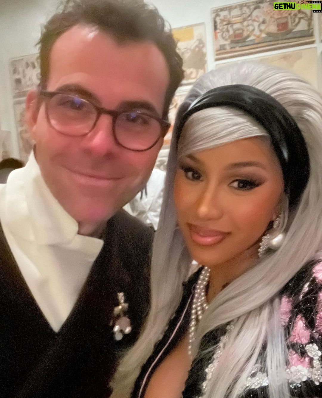 Cardi B Instagram - Soo what do you guys think Happens inside the Metgala? You know when Iām in @richardquinn Iām dress to KILL!šš¤
