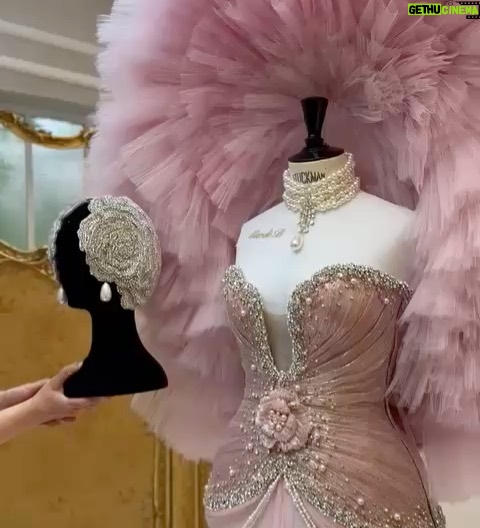 Cardi B Instagram - I love this dress soo much 🎀… and YES pink remind me of Chanel ..when ever they drop any shades of pink’s collection I go buy it lol … @miss_sohee thank you soo much for this beautiful dream dress.Thank you soo much @kollincarter for putting it together