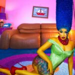 Cardi B Instagram - Ms.Marge Simpson💙❤️