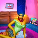 Cardi B Instagram - Ms.Marge Simpson💙❤️