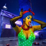 Cardi B Instagram - Ms.Marge Simpson💙❤️