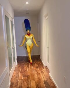 Cardi B Instagram - Ms.Marge Simpson💙❤️