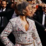 Cardi B Instagram - Custom couture @thombrowne ….I’m a very blessed girl💙❤️🤍I’m thankful everyday that my work and my lord have me living my dreams