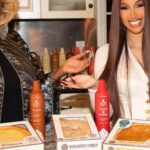 Cardi B Instagram - Drinking @whip_shots with a with a slice of Patti pies was EVERYTHING.. I can’t wait for Thanksgiving ❤️ Being with Ms Patti and her family was such a honor. The way she speaks with such gentleness, calmness, and grace is soooo soothing.. I kept asking her questions just to hear her talk and one hug from her was so warm it makes you just feel welcome and like you knew her forever! So charming and so sweet but at the same time you can tell she can get real Philly on ya ass if she needs to! 😂 Thank you so much @mspattilabelle you are everything and I’m coming over for dinner every chance I get!!! From our homes to yours... Love, Cardi & Patti
