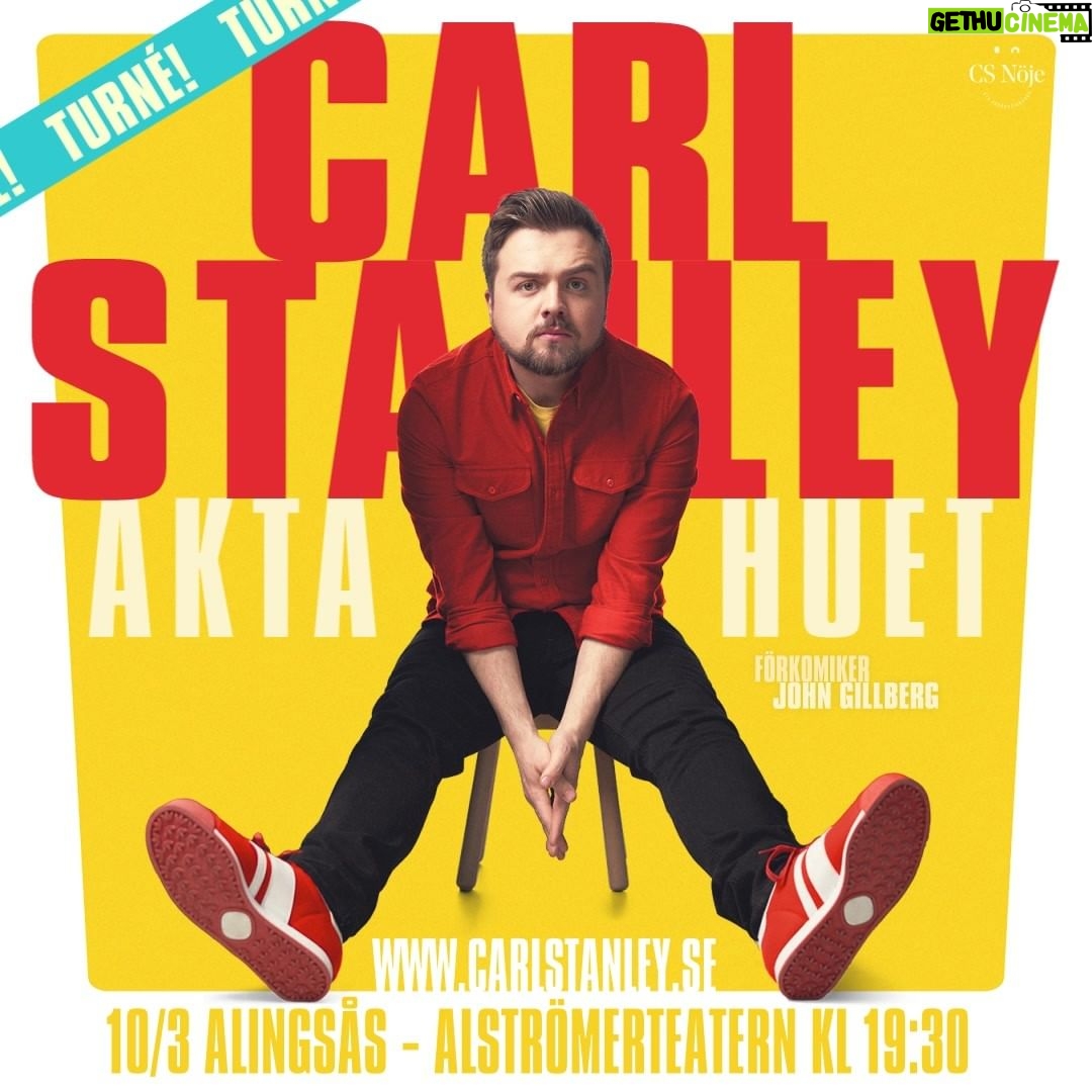 Carl Stanley Instagram - Sista chansen att se Akta Huet våren 2023! Nu släpps biljetterna för våren 2023