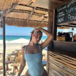 Carla Talon Instagram - skies of blue Tulum, México