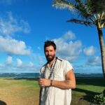 Casey Deidrick Instagram - Keep palm and carry on. I have resting beach face. Ok, that’s enough puns for the day. @sheratonkauaicoconutbeach 🏝 Kaua'i - The Garden Island, Hawaii