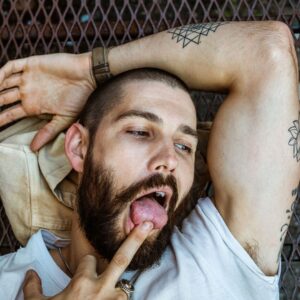 Casey Deidrick Instagram - Weird flex, but okay @bellomag...Thank you for having me in your November issue. Had a blast clownin’ around the town of Derry with @jennjevons getting dragged into storm drains. 📸: @jennjevons