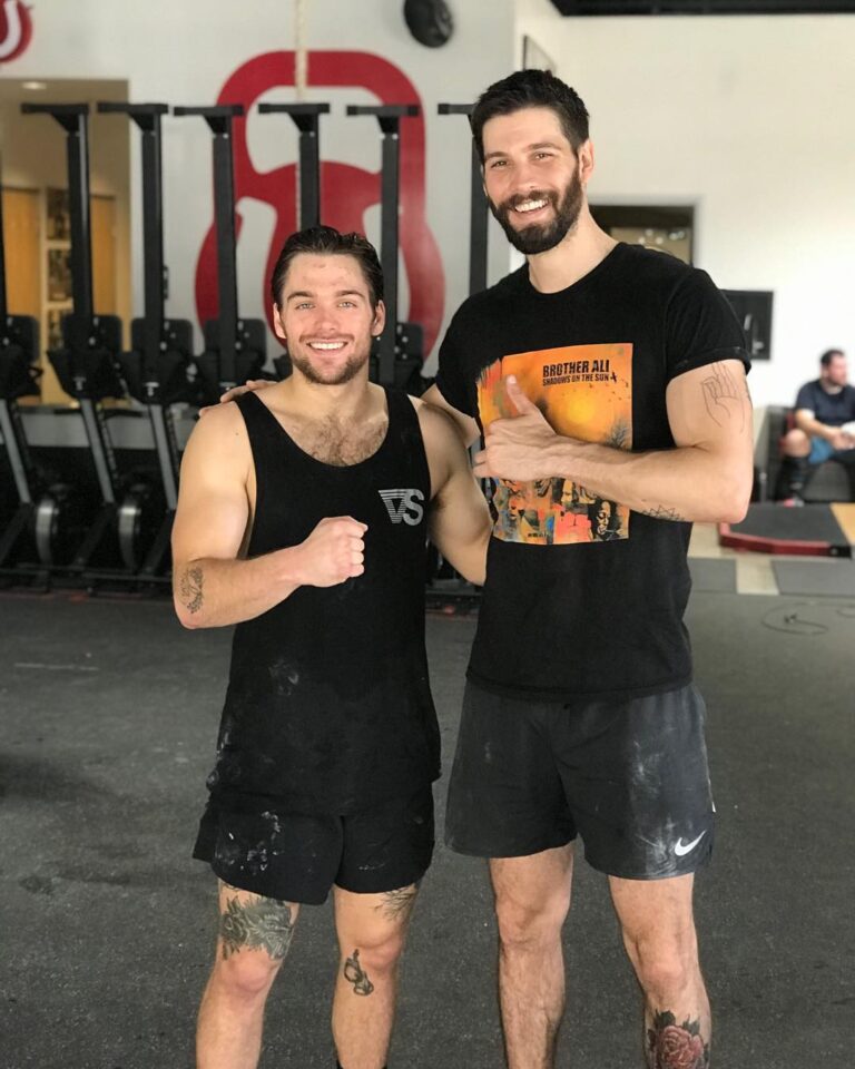 Casey Deidrick Instagram - Throwback @teenwolf Tuesday...or whatever. @dylansprayberry and I are gonna start a metal band called Sweaty Ass Wolves with Tattoos🐺 🌙 💦