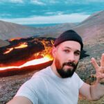 Casey Deidrick Instagram – We’re Erupt to no good but I Lava you Iceland. Ok I’m done with the puns but sometimes good Volcano puns just Flow 🌋🤷🏻‍♂️ Grindavík