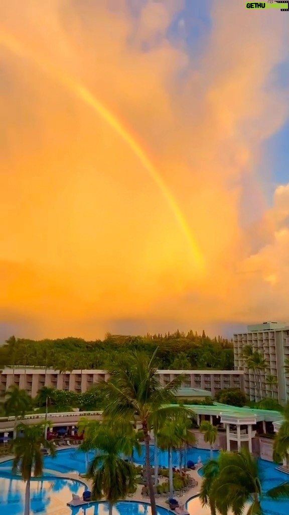 Casey Deidrick Instagram - Mahalo for staying with us, @caseydeidrick! 🤙 #Repost: Alexa play the Jurassic Park theme song.. Our Kauai escape bucket list checked off thanks to @royalsonestakauai ✅ the room even came with a private viewing of a rainbow. This resort is truly incredible and completes the perfect getaway. And my apologizes for the açaí bowl and Piña colada shortages, my bad! 🤙🏼🌺🏝 Royal Sonesta Kauai Resort