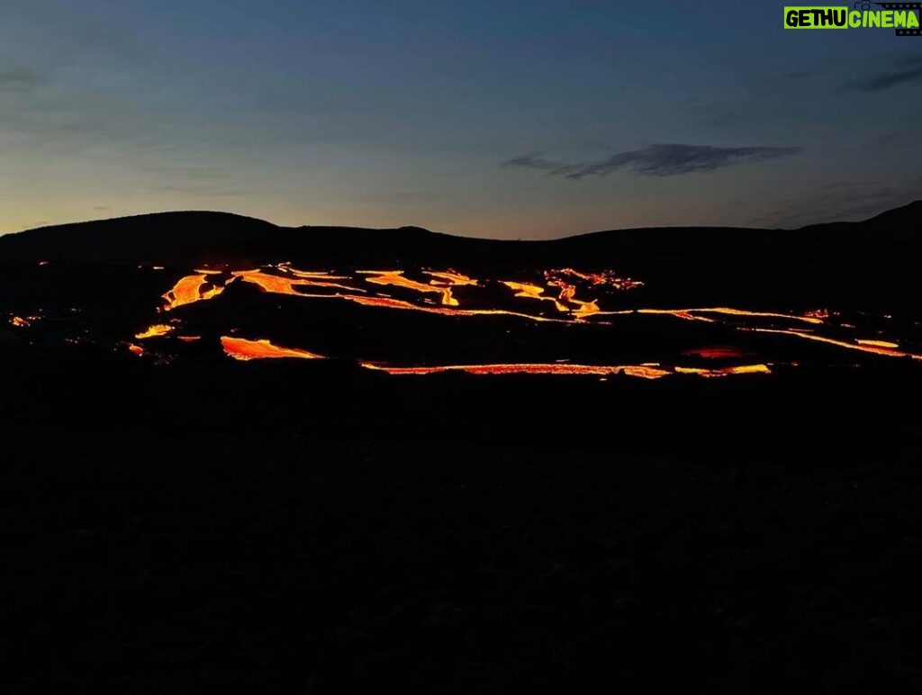 Casey Deidrick Instagram - We’re Erupt to no good but I Lava you Iceland. Ok I’m done with the puns but sometimes good Volcano puns just Flow 🌋🤷🏻‍♂ Grindavík