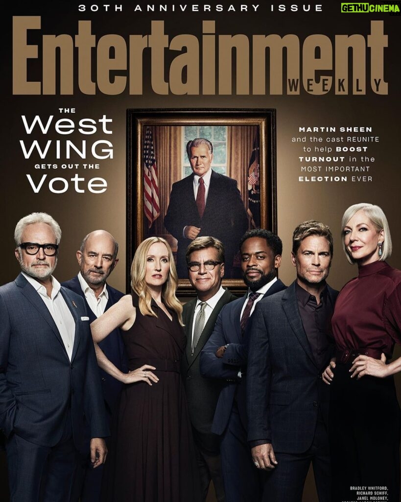 Casey Patterson Instagram - Thank you Aaron. The #TheWestWing cast is a family and I was honored work along side you all with purpose, heading into the Presidential election. Together, we’re thrilled to partner with @michelleobama and #WhenWeAllVote to do maximum good 🇺🇸 #vote @hbomax New York, New York