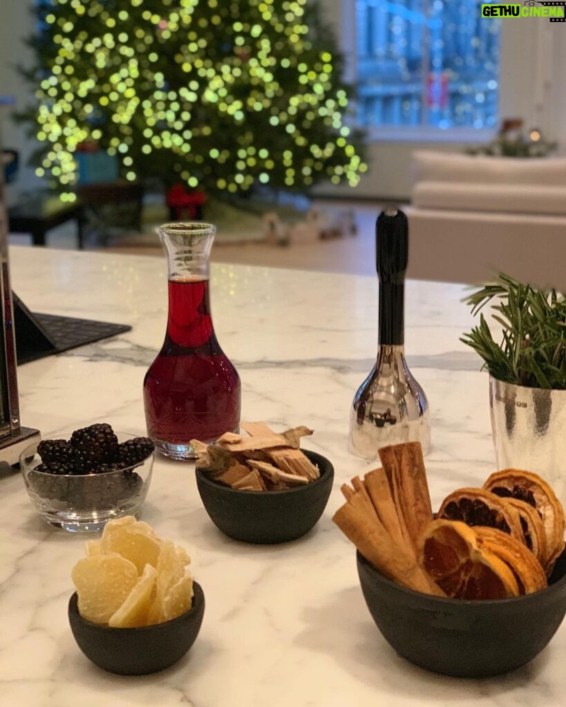 Casey Patterson Instagram - Boxing Day Toddy tradition. Ring for cocktails🌲