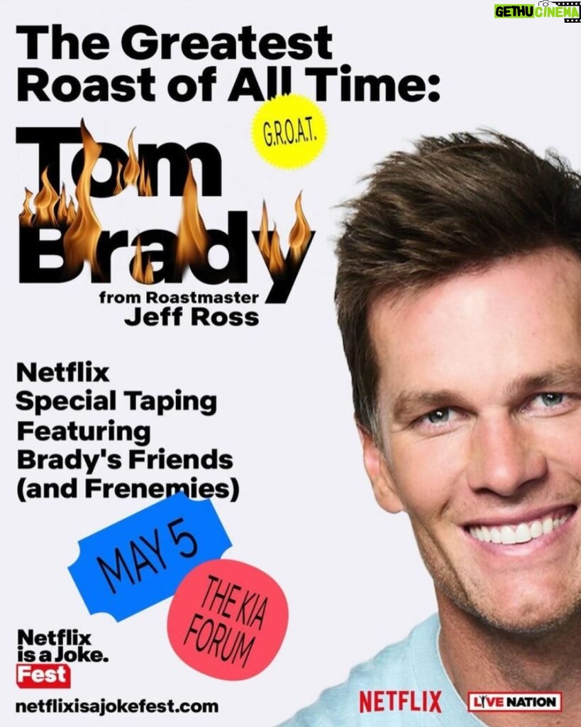 Casey Patterson Instagram - Years in the making, this one’s been a slow burn… Let’s Fucking GO @tombrady 🙌🏼🔥 @netflix @therealjeffreyross #tombradyroast @jzhodes @netflixisajoke