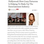 Casey Patterson Instagram - Thank you for the conversation @medium @thrive @authoritymagazine — I love all things @ariannahuff is putting out into the world on women’s stories. Appreciate you all! Link in Bio New York City