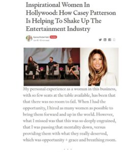 Casey Patterson Instagram - Thank you for the conversation @medium @thrive @authoritymagazine — I love all things @ariannahuff is putting out into the world on women’s stories. Appreciate you all! Link in Bio New York City