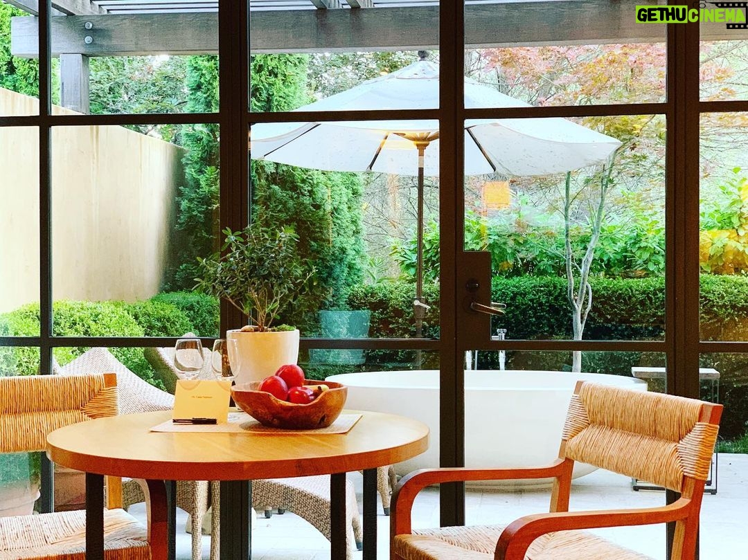 Casey Patterson Instagram - Soaking up the last days of #summer 🌞🧖🏽♀️🍷 Auberge du Soleil, Auberge Resorts Collection