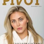 Cassandra Scerbo Instagram - Thank you to Chris O’Byrne and Pivot Magazine for choosing me to be your November cover feature, I thoroughly enjoyed our conversation🤍 We dove deep into my journey in the arts & activism thus far. You can order this issue on Amazon now. Link in bio.