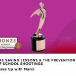 Cassandra Scerbo Instagram - Incredibly proud and grateful that my segment with @wake_up_with_marci was seen, heard and recognized, resulting in a @tellyawards win. 🙏🏼 Thank you for having this tough conversation with me, Marci.. Thank you for shining a light on an extremely heartbreaking and difficult subject and on how we can make a difference moving forward. #CodeRed is streaming now. Link in bio. (Full interview link in bio) #parkland #unitedforyouth #schoolsafety #mentalhealth