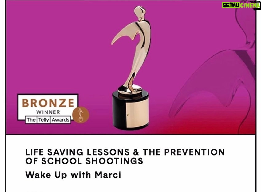 Cassandra Scerbo Instagram - Incredibly proud and grateful that my segment with @wake_up_with_marci was seen, heard and recognized, resulting in a @tellyawards win. ππΌ Thank you for having this tough conversation with me, Marci.. Thank you for shining a light on an extremely heartbreaking and difficult subject and on how we can make a difference moving forward. #CodeRed is streaming now. Link in bio. (Full interview link in bio) #parkland #unitedforyouth #schoolsafety #mentalhealth
