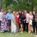 Cassandra Scerbo Instagram - This weekend was one for the books! So proud of my Love for his work with @consciousalliance. What an amazing event! So wonderful of the MacMillan family to donate their beautiful home every year to this fabulous event/cause. 🩵 Was extra special having mom & pops in town too! 🥰 Counting down the days until next year!