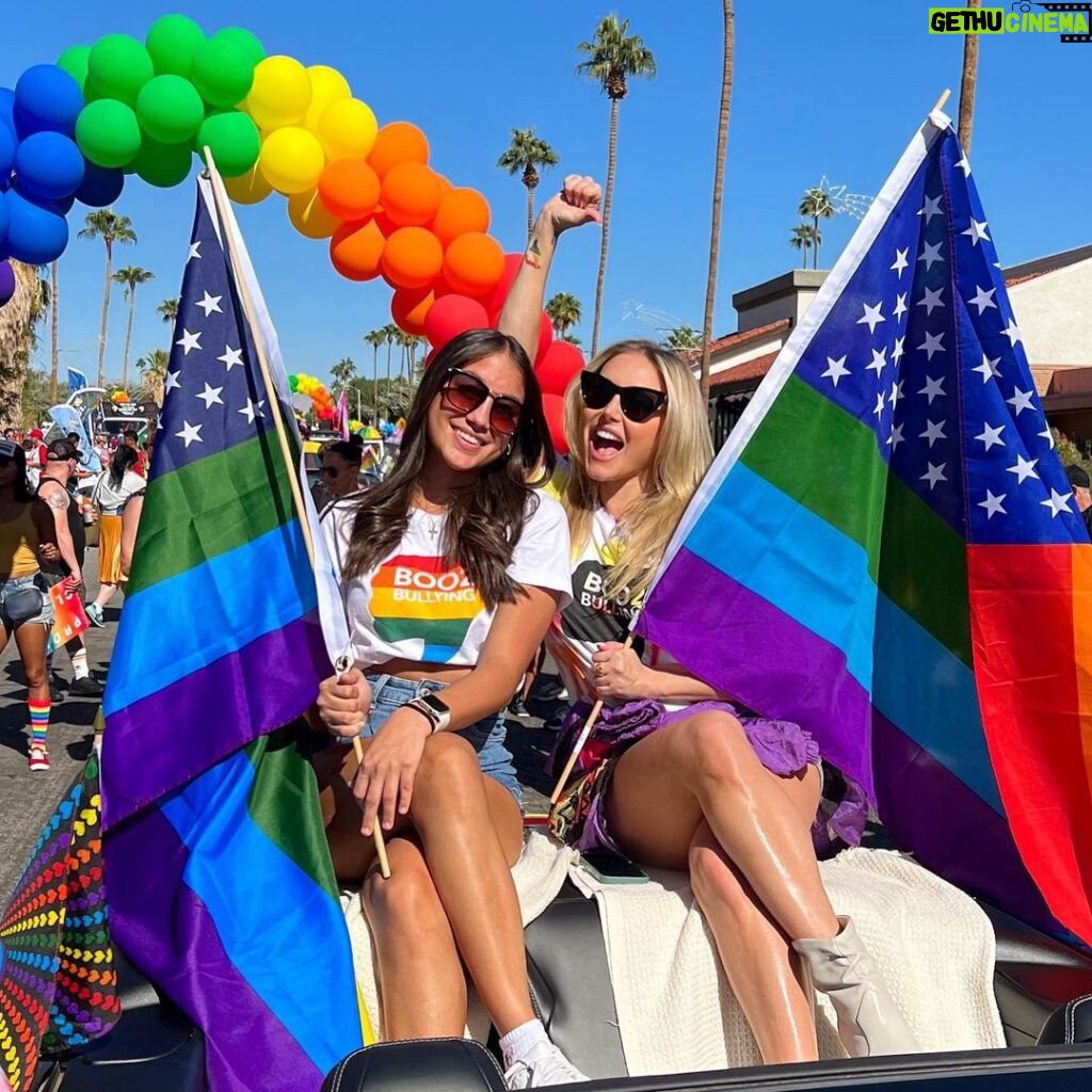 Cassandra Scerbo Instagram - HAPPY PRIDE!!! 🌈✨ Immensely proud to be a part of an organization that fully supports and fights for the rights of our incredibly loved LGBTQIA+ community. It’s a beautiful month to celebrate inclusivity. LOVE IS LOVE IS LOVE. And it always wins. @boo2bullying #pride2023 #lovewins
