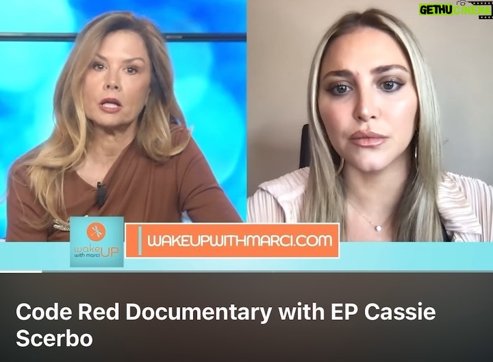 Cassandra Scerbo Instagram - Incredibly proud and grateful that my segment with @wake_up_with_marci was seen, heard and recognized, resulting in a @tellyawards win. ππΌ Thank you for having this tough conversation with me, Marci.. Thank you for shining a light on an extremely heartbreaking and difficult subject and on how we can make a difference moving forward. #CodeRed is streaming now. Link in bio. (Full interview link in bio) #parkland #unitedforyouth #schoolsafety #mentalhealth
