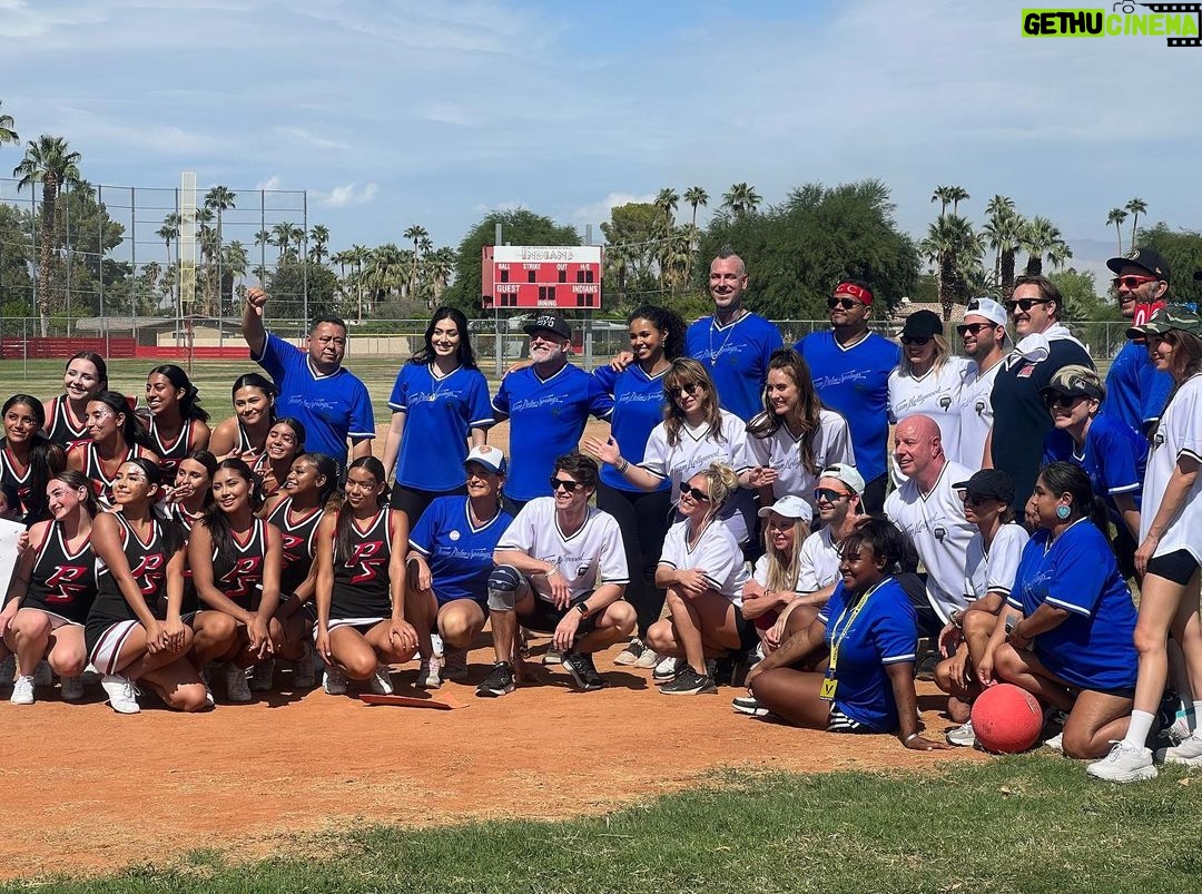 Cassandra Scerbo Instagram - Throwing it back to our first annual “Kick Bullying To The Curb” wellness festival & celebrity kickball event! Big thank you to Palm Springs mayor, @wewinwithgrace, who granted us a proclamation declaring September 30th “Boo2Bullying Day” in the city of Palm Springs. We couldn’t thank you enough for your support and recognition. Also on-hand with a rainbow proclamation were Julie Warren and David Gray, co-founders of the LGBTQ+ History and Archives of the Desert. Thank you for coming out to support @boo2bullying. Thank you to @palmspringspd Police Chief, Andy Mills, for being our “first kick “ as well as Palm Springs Fire Captain, Nathan Gunkel and all of the @palmspringsfire firefighters who came out to play with us! To the talent who came out and played, we are so grateful for all of your continuous support and for showing up for our cause, it truly means the world. To all of our generous sponsors, wonderful speakers, national anthem singer, Sophia Lanza, our community partners, our amazing event committee and all of the incredible volunteers from @gayforgood, we are so grateful for your support and presence. Lastly, thank you to the @desertsun for the wonderful feature! See you all next year! #KBTTC #Boo2Bullying
