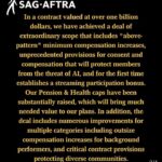 Cassandra Scerbo Instagram – Incredibly grateful to the @sagaftra negotiating committee for their relentless pursue in ensuring a better, more fair, future for #sagaftra members moving forward. To everyone who stood on the picket lines, day in & day out, thank you. To my fellow members who stood in solidarity for 118 days to fight the good fight, thank you. 

Additionally, I’m excited to update you all shortly on some of my most recent work, and most excited to GET BACK TO WORK! ❤️ #sagaftrastrong ✊