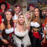 Cassandra Scerbo Instagram - HALLOWEEKEND🏴‍☠️ Throwing it back to @alainamarieee’s pirate murder mystery last weekend! Wishing everyone a fun & safe Halloween! 🧡