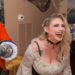 Cassandra Scerbo Instagram - HALLOWEEKEND🏴‍☠️ Throwing it back to @alainamarieee’s pirate murder mystery last weekend! Wishing everyone a fun & safe Halloween! 🧡