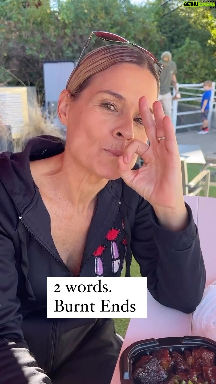 Cat Cora Instagram - Am I right? #burntends #tastytuesday #chef #cheflife #IC3