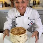 Cat Cora Instagram - Hosting this Thanksgiving? Let me make dessert! I’ll ship my Grandma Alma’s Italian Cream Cake, and other desserts, directly to your door through @Goldbelly! Click the link in my bio to order now. #goldbelly #goldbellydesserts #fooddelivery #catcoradesserts
