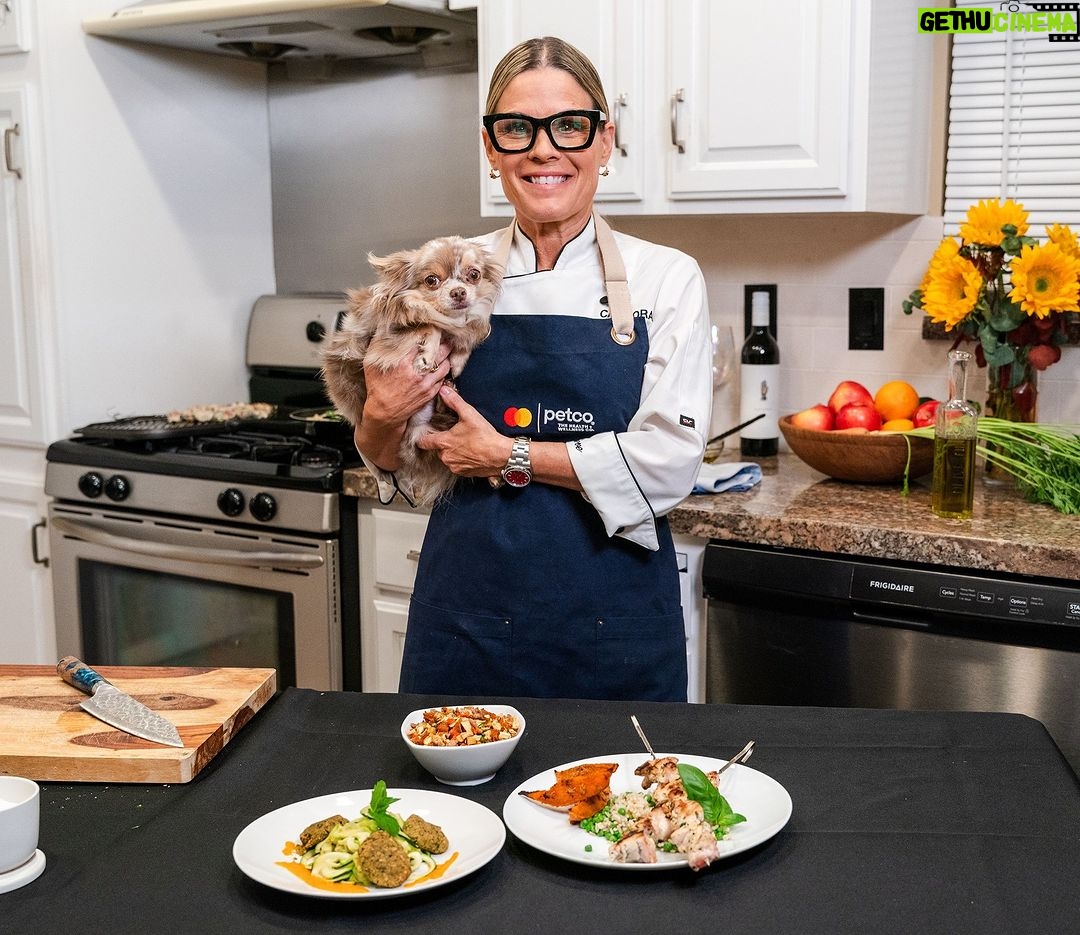 Cat Cora Instagram - #AD I had a blast sharing a few curated dishes - including a delicious homemade pet treat - while answering live questions with @petco customers and @mastercard credit card holders last night! I hope you enjoyed this experience as much as I did. #PaidPartnership