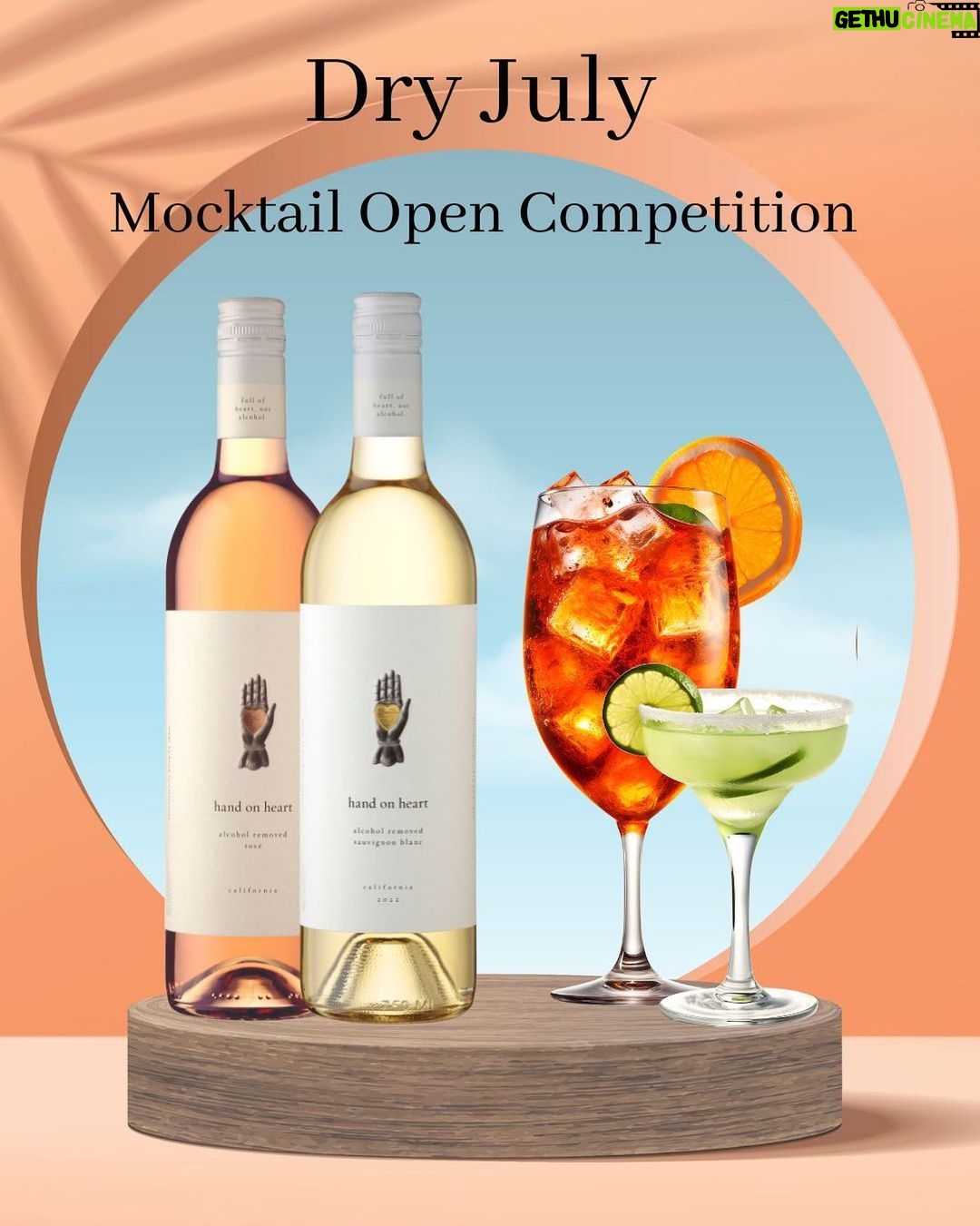 Cat Cora Instagram - Win a Hand on Heart swag bag and shout out from Chef Cat Cora! πΈπ· There is still time to participate in our Dry July Mocktail Open Competition! All are welcome to submit their best mocktail recipes through the month of July, with Chef @catcora choosing the winners in the first week of August. To enter the competition, you must follow the following criteria: β
Post one mocktail recipe to your feed that includes at least one Hand on Heart varietal (and no alcohol duh) to your IG account with @handonheartwine tagged, and using hashtags: #MocktailOpen AND one of the following: #MocktailOpenAmateur OR #MocktailOpenProfessional β
Include a photo of the mocktail that includes the bottle of Hand on Heart β
Must follow Hand on Heart Instagram account β
Posted within July 1 - July 31 β
Must be 21+ to enter GOOD LUCK TO ALL! #handonheartwine #nonalcoholicwine #handonheart #fullofheart #notalcohol #californiaWines #nonalcoholicwine #nonalcoholic #alcoholremoved #chef #femalechef #cheflife #IC3 #dryjuly #mocktail
