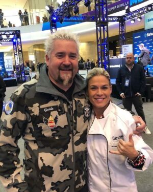 Cat Cora Instagram - Happy Birthday to my brother from another mother @guyfieri! I love cooking with you, you always brighten my day just being around and you make me smile and laugh harder than I thought possible! Thank you for bringing so much joy to the world through food! ❤️ IC3