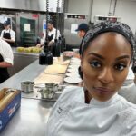 Cat Cora Instagram - Happy Friday y’all! I had to take this moment to share how proud I am of a remarkable Chef, @i_am_mariah. We met through the incredible gift of food and she never ceases to amaze me with her level of talent, perseverance, respect, hunger to learn, and aspiration for greatness. She is one of the great ones. Repost from @i_am_mariah “Behind the scenes…. I am extremely blessed and fortunate to have such an incredible mentor in this chef life. Iron Chef @catcora is not only incredibly skilled in the kitchen and extremely talented but she is such a kind, humble, and patient human being. I can’t even began to tell y’all how much she has taught me and I am still learning…..from choosing the right plates, courses, sauces, garnishes, building a menu…. My menu writing skills are all because of this woman. Details matter, upholding standards, and pushing for excellence is the foundation. Cat encouraged me one day to curate countless amounts of menus. I sent them to her and she had me edit them…over and over and over and over again…and over…. And over… I learned wine pairings, aperitifs, etc … specialty requests, diets, It was a lot of work little did I know at the time that it was preparing me for my current position. A great chef once told me, “always be a student of the game, because you will never know it all” …. #cheflife #chef #mentor #menu #curated #lifestyle #foodiesofinstagram #foodies @nextlevelcheffox @foodclubfox #cooking #foodie #events #foodblogger #foodphotography #throwbackthursday #tbt #foodstagram #luxurylifestyle”