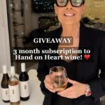 Cat Cora Instagram - We're starting Dry January in the best way possible: with a giveaway! 🍷♥️ We nominate @mariashriver and @kithoover.  Join @CatCora and enter for a chance to win a 3-month subscription of Hand on Heart non-alcoholic wine!  Here's how: - Tag two friends in the comments to nominate them - Follow @handonheartwine and @catcora to stay up to date.  Cheers to friendship, Dry January and delicious wine without the alcohol!  #HandonHeartWine #dryjanuary #nonalcoholicwine #sobercurious #nonalcoholic
