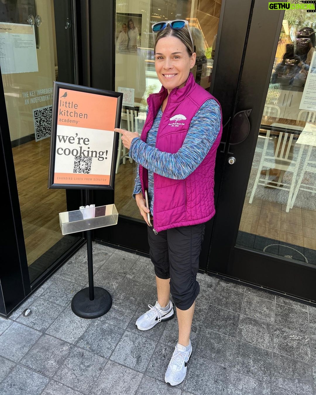 Cat Cora Instagram - Oh hey @lkalawestfieldcenturycity 👋 #LittleKitchenAcademy #HelpMeToDoItMyself #LearningThroughPlay #Learning #Kids #KidsCooking #KidsActivities #KidsActivity #Independence #Empowerment #Montessori #ChangingLivesFromScratch @little_kitchen_academy