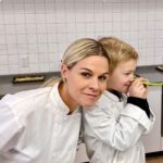 Cat Cora Instagram - These LKA students never cease to amaze me! I love seeing children empowered in the kitchen and learning skills they will use all their lives! @little_kitchen_academy⁠ ⁠ #LittleKitchenAcademy #HelpMeToDoItMyself #LearningThroughPlay #Learning #Kids #KidsCooking #KidsActivities #KidsActivity #Independence #Empowerment #Montessori #ChangingLivesFromScratch