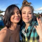 Catherine Bell Instagram - Meet the coolest people at @ebmrf events!! ❤️ @jim_belushi @kaleycuoco Malibu California